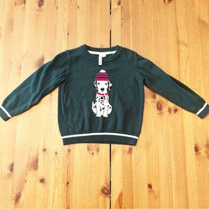 Janie & Jack Dalmation Sweater